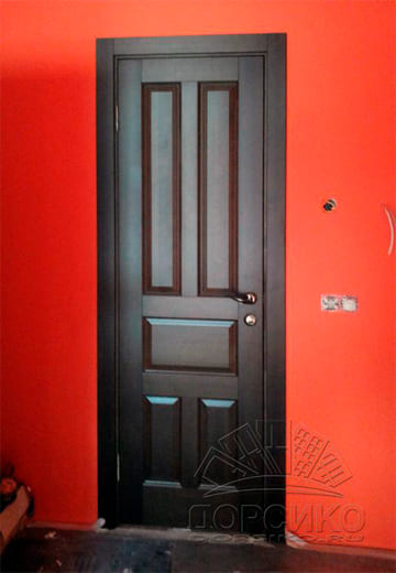 Установка ольховых межкомнатных дверей коллекции Прима от фабрики дверей г. Брянск